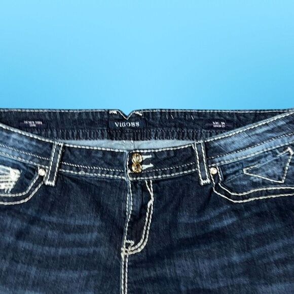 Vigoss The New York Denim Capris Size 24 Waist 42 #147 - Picture 2 of 6